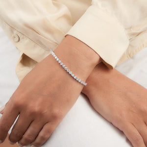 Sybella Bracelets Silver Sybella Clementine Tennis Bracelet