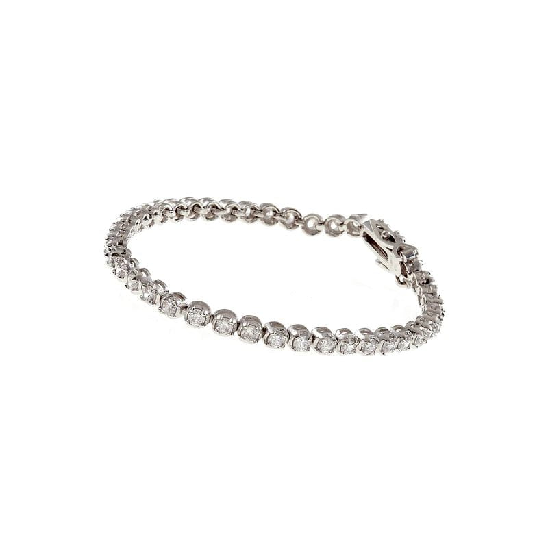 Sybella Bracelets Silver Sybella Clementine Tennis Bracelet