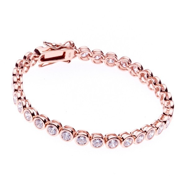 Sybella Bracelets Sybella Rose Gold Medium Tennis Bracelet