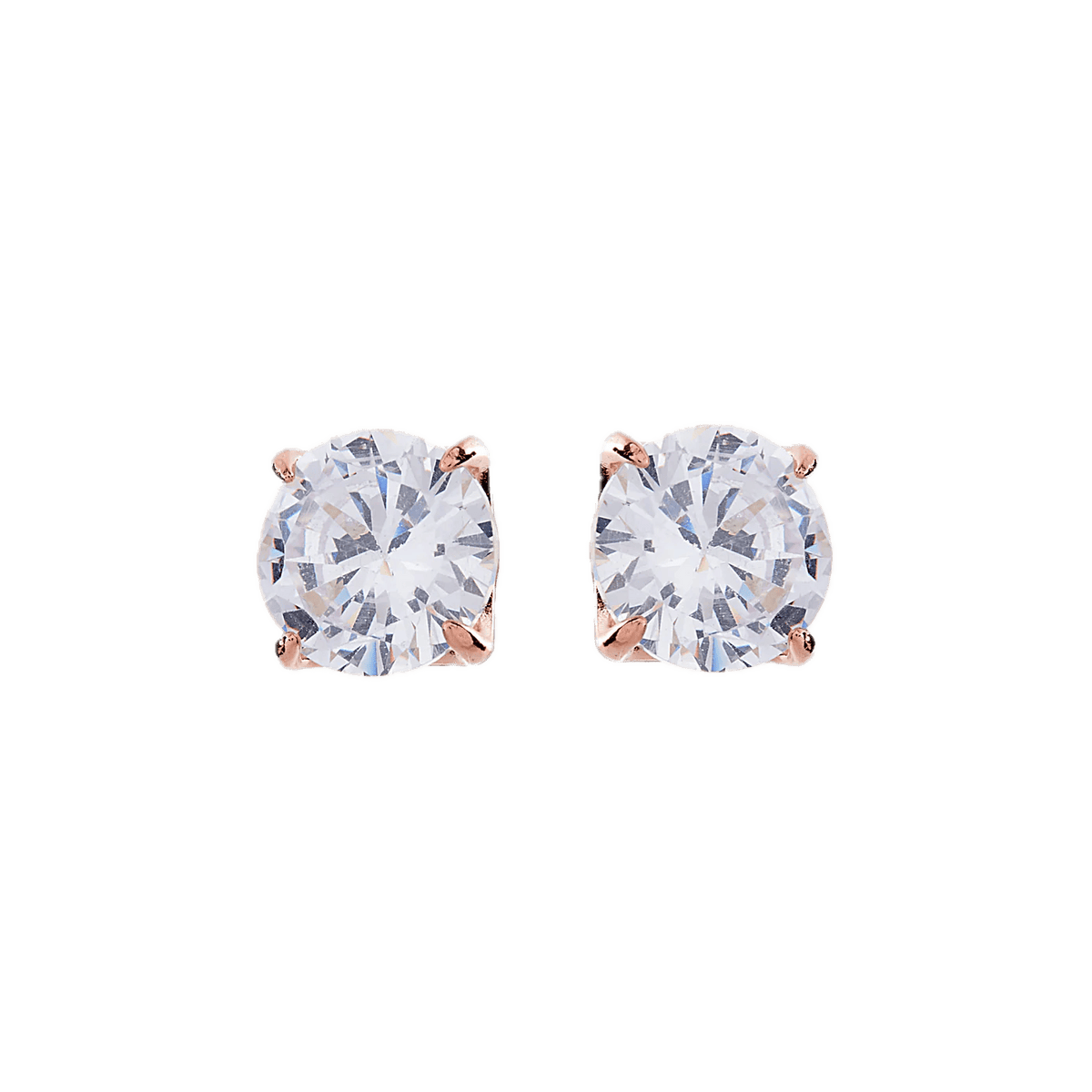 Sybella Earrings 5 / Rose gold Sybella gold cubic stud