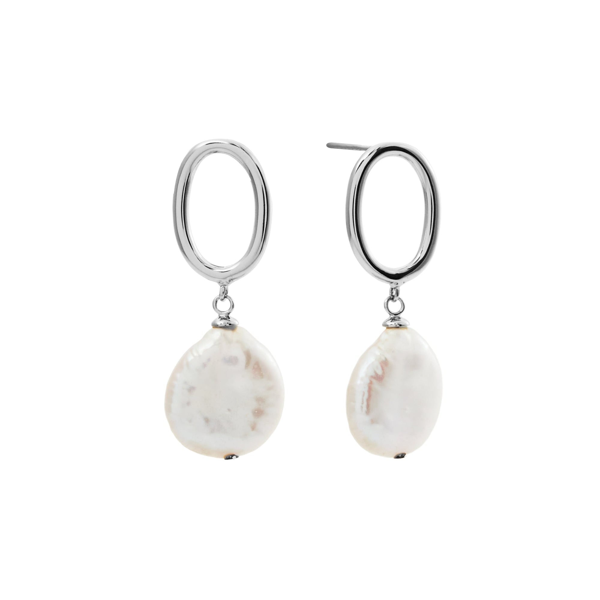 Sybella Earrings Billie Coin Pearl Earrings