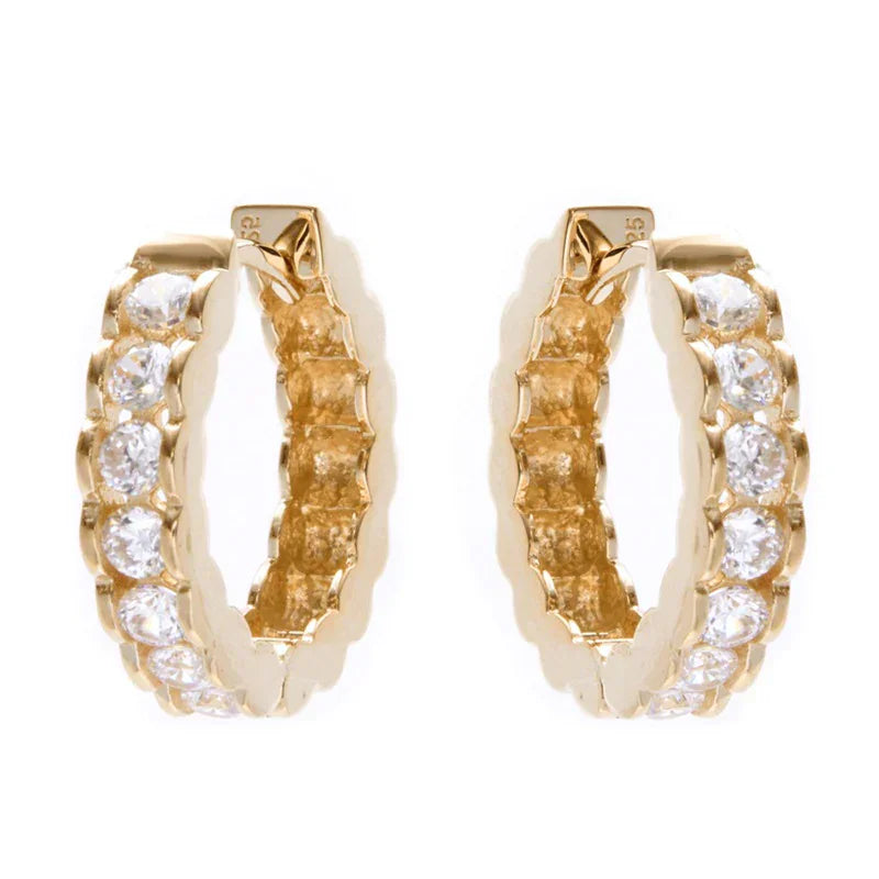 Sybella Earrings Gold Sybella harper hoops