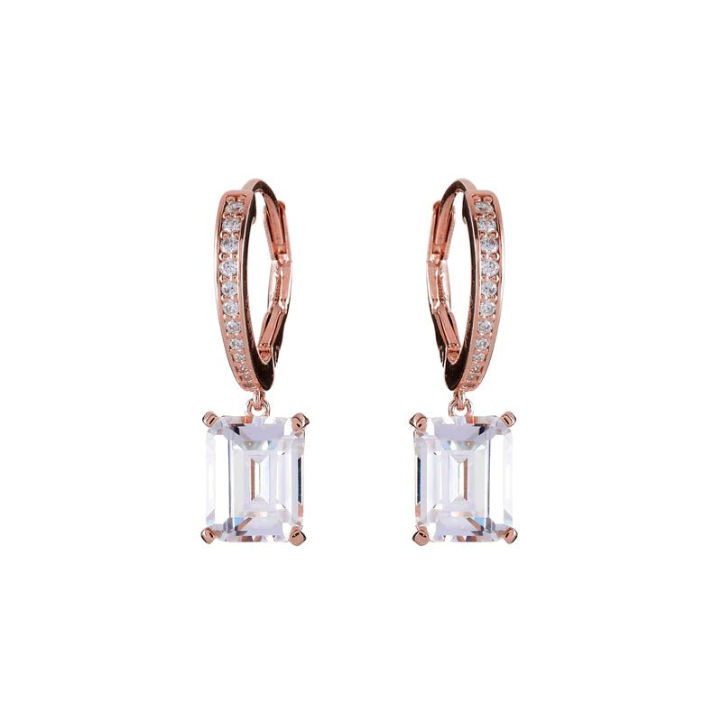 Sybella Earrings Rose Gold SYBELLA DESPINA HOOP EARRINGS