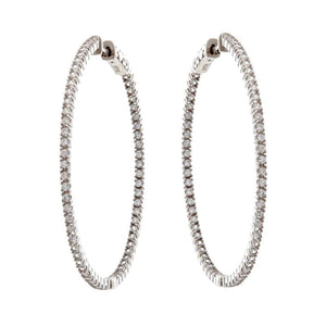 Sybella Earrings Silver / 20mm Sybella Caroline Fine  Hoops