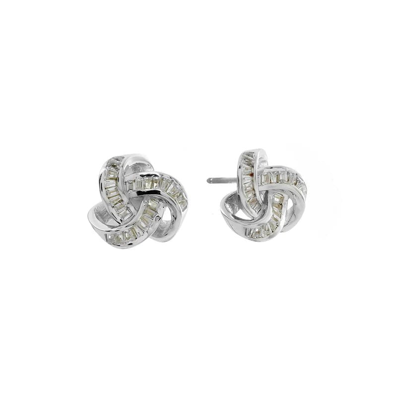 Sybella Earrings Silver Elsie Stud Earrings