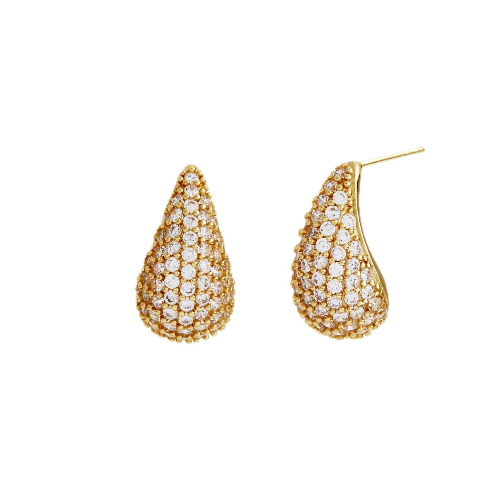 Sybella Earrings Silver / Silver Sybella DEMI  CZ Teardrop Earring