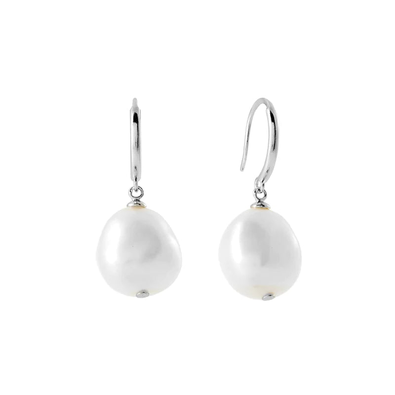 Sybella Earrings Silver Romy Pearl Earrings