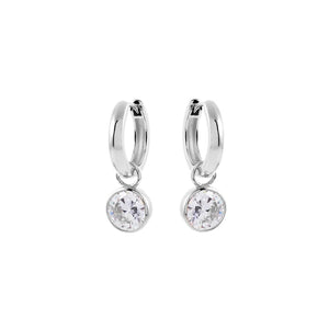 Sybella Earrings Silver SYBELLA MAISIE HOOP EARRINGS