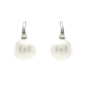 Sybella Earrings Sybella 12Mm Pearl On Silver Hook Earrings