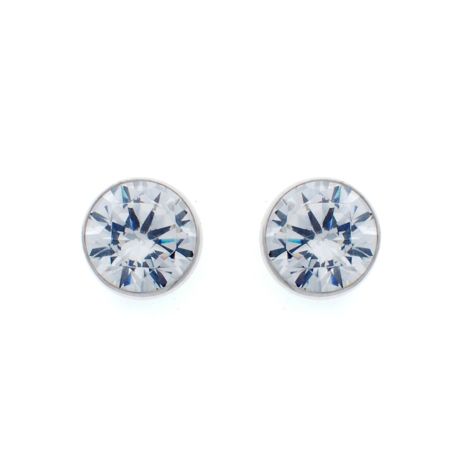 Sybella Earrings Sybella 7 Mm Cubic Stud Earring