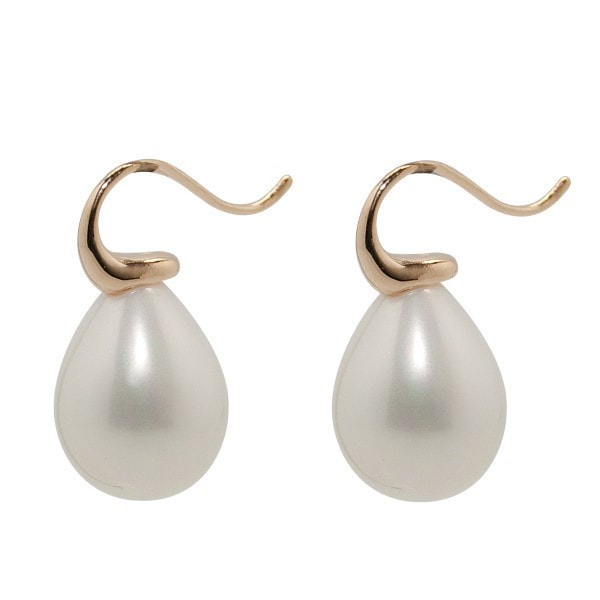 Sybella Earrings Sybella Baroque White Pearl  Earrings