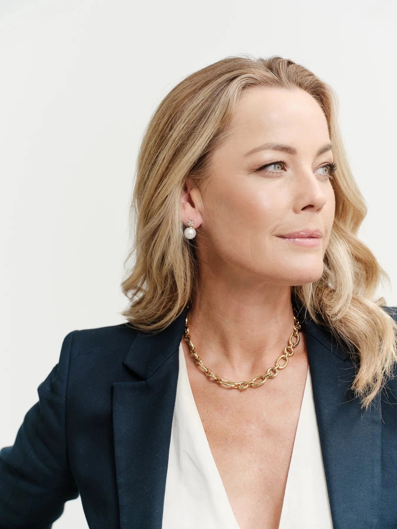 Sybella Earrings Silver / Gold Sybella BRONTE Cz and White Pearl Stud Earring