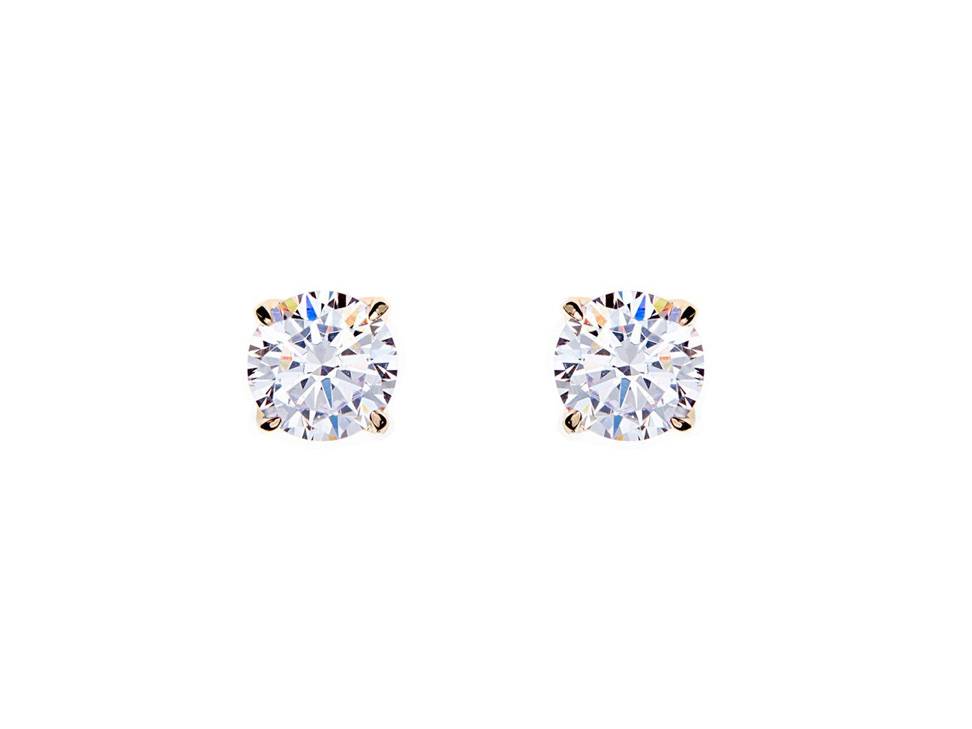Sybella Earrings Sybella gold cubic stud