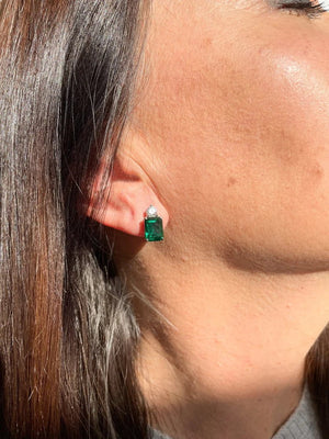 Sybella Earrings SYBELLA PARIS BAGUETTE STUD EARRINGS