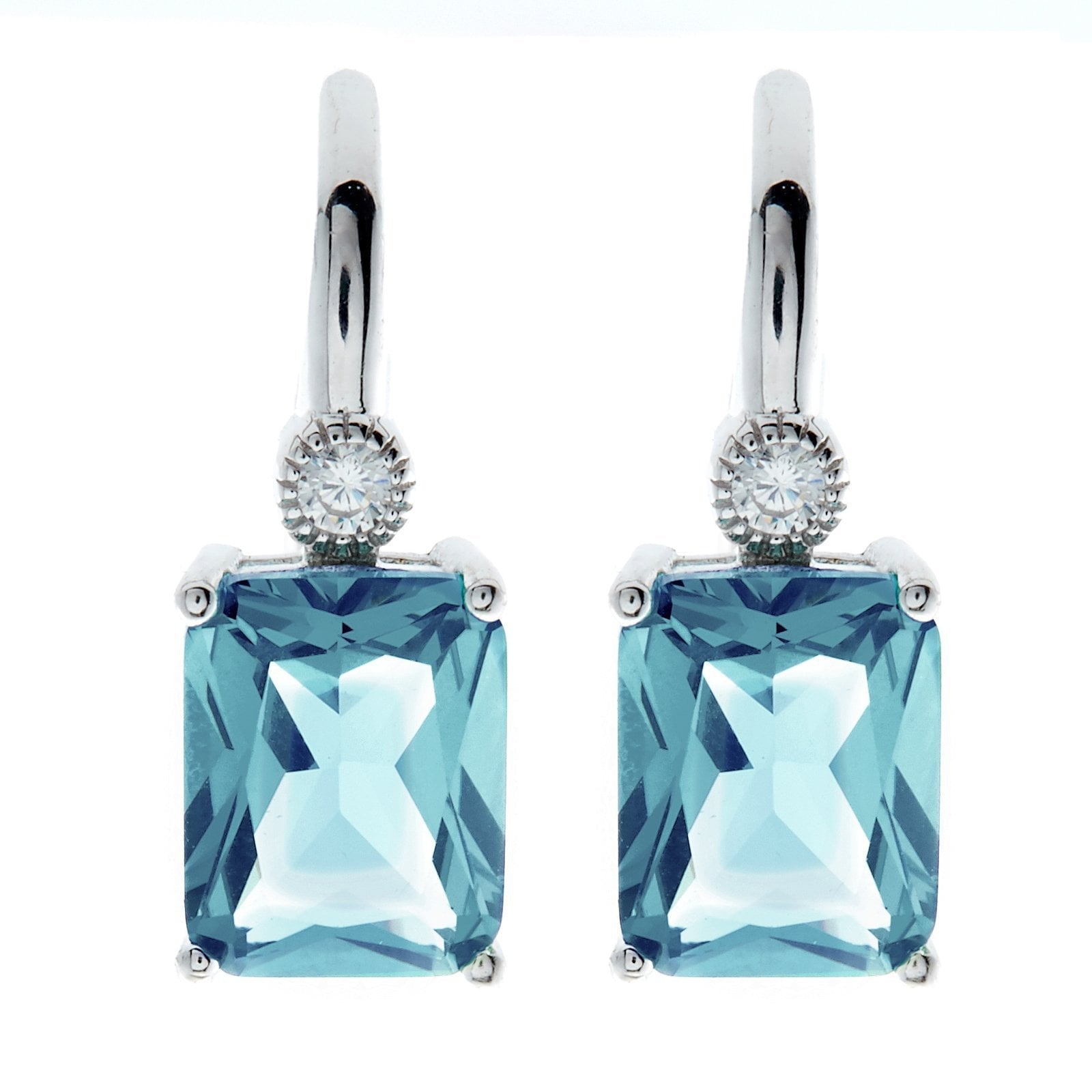 Sybella Earrings sybella rectangle blue drop earrings