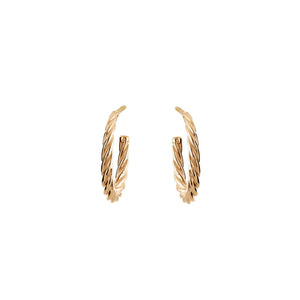 Sybella Earrings Sybella twist hoop earrings