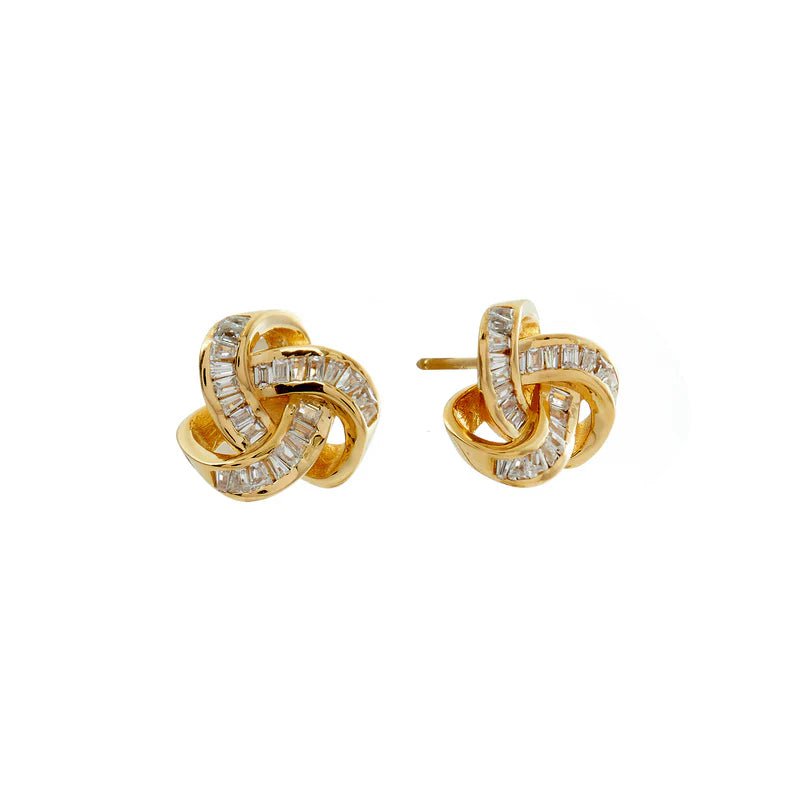 Sybella Earrings Yellow Gold Elsie Stud Earrings