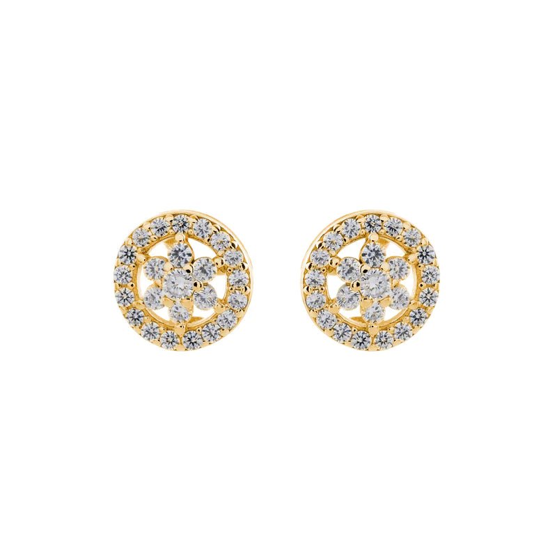 Sybella Earrings Yellow Gold SYBELLA KATE STUD EARRINGS