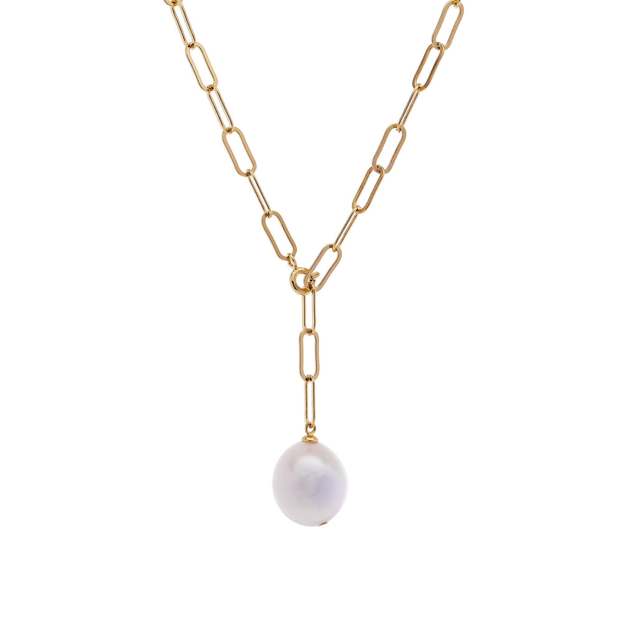 Sybella Necklaces Chelsea Pearl Gold Necklace