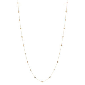 Sybella Necklaces Sybella long Multi shape gold necklace