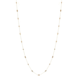 Sybella Necklaces Sybella long Multi shape gold necklace