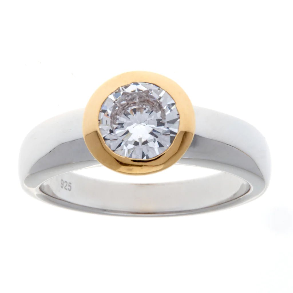 Sybella Rings 6 Sybella Gold Bezel ring