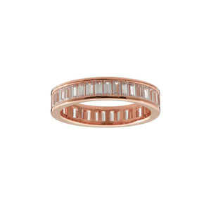 Sybella Rings Rose Gold / 6 SYBELLA COCO BAGUETTE RING