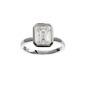 Sybella Rings Silver / 6 Gabriella Baguette Ring