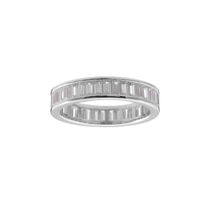 Sybella Rings Silver / 6 SYBELLA COCO BAGUETTE RING