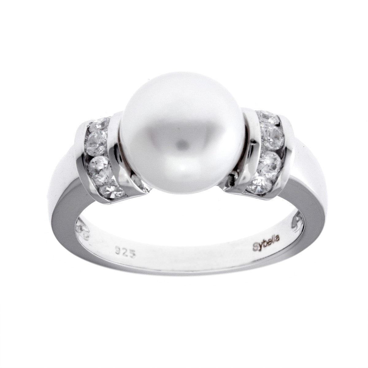 Sybella Rings Silver freshwater pearl dress ring