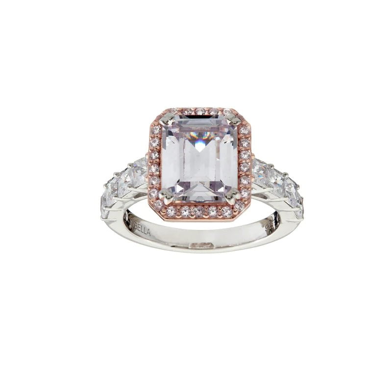 Sybella Rings SYBELLA ARAMINTA PINK TWO-TONE RING