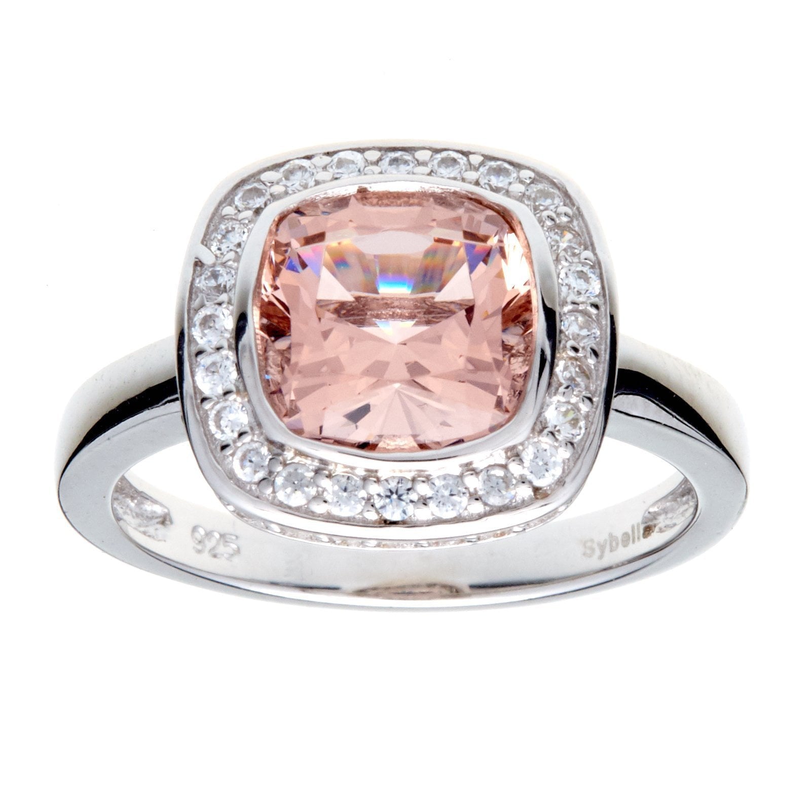 Sybella Rings Sybella square pink ring