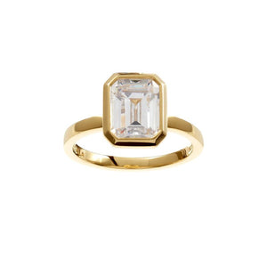 Sybella Rings Yellow Gold / 6 Gabriella Baguette Ring