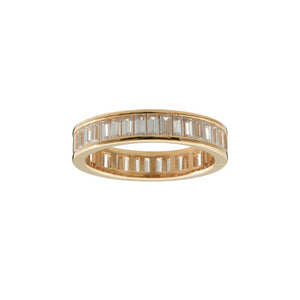 Sybella Rings Yellow Gold / 6 SYBELLA COCO BAGUETTE RING