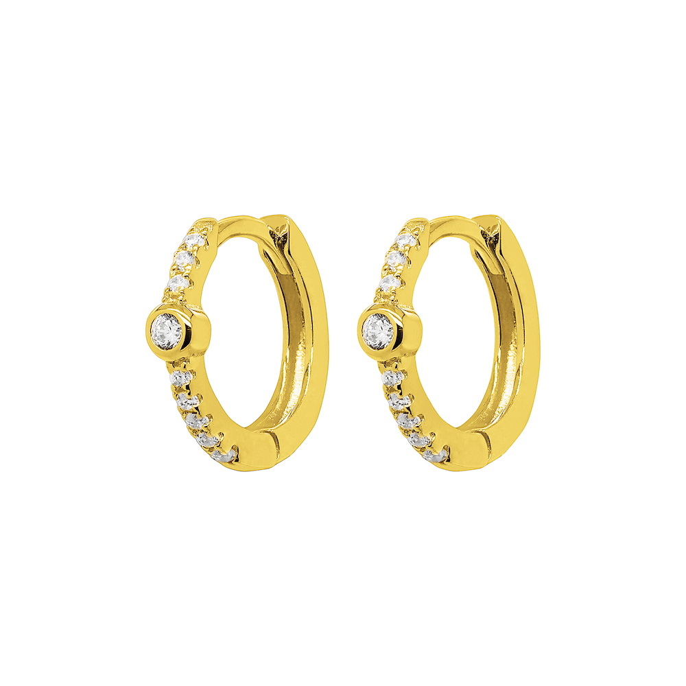 Duo Jewellery Earrings Duo Lynx Hoop Earrings